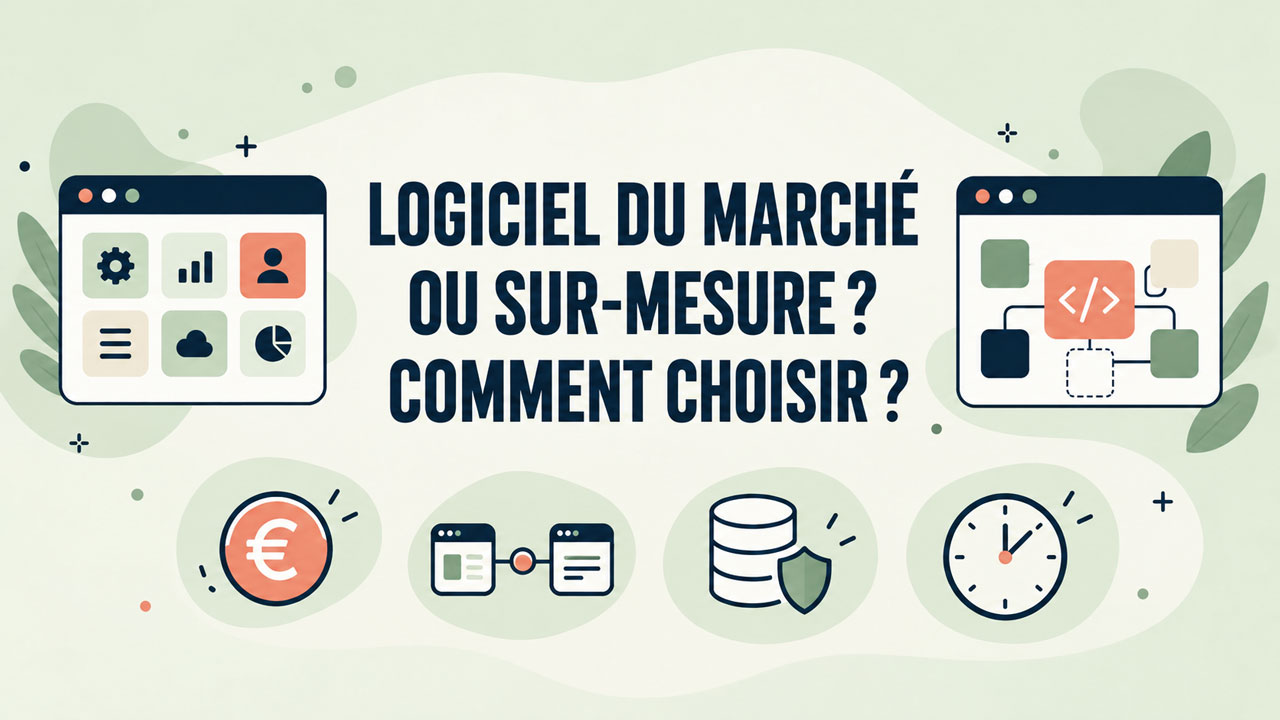 Comparaison entre logiciel du marché et développement sur mesure pour une PME