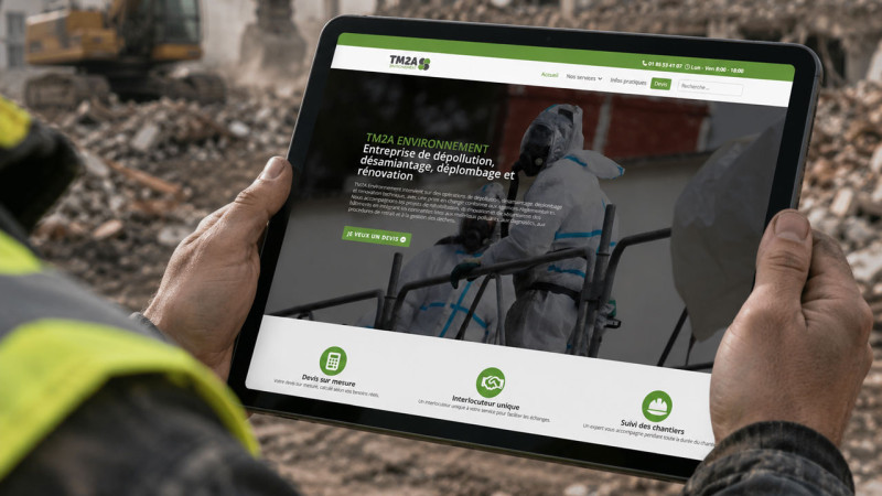 site internet tm2a environnement